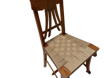 Chambre D'Artisan Chair by Gustave Serrurier-Bovy, 1895